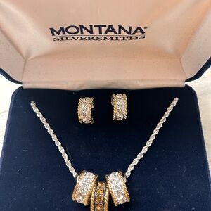 Crystal Shine Jewelry set by Montana Silversmiths